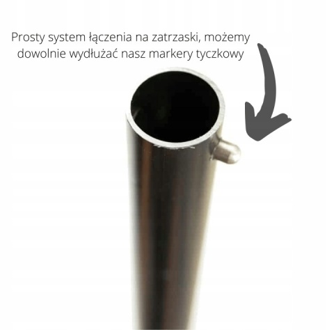UNDERCARP Marker karpiowy z czujnikiem zmierzchu niebieski 6 m