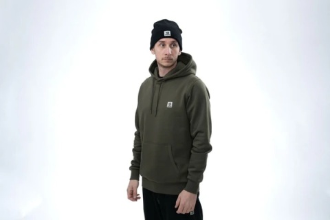 BLUZA NASH MAKE IT HAPPEN BADGE HOODY GREEN roz L