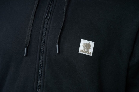 BLUZA NASH MAKE IT HAPPEN BADGE ZIPPED HOODY BLACK roz XL