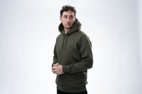 BLUZA NASH MAKE IT HAPPEN CARP LOGO HOODY GREEN roz M