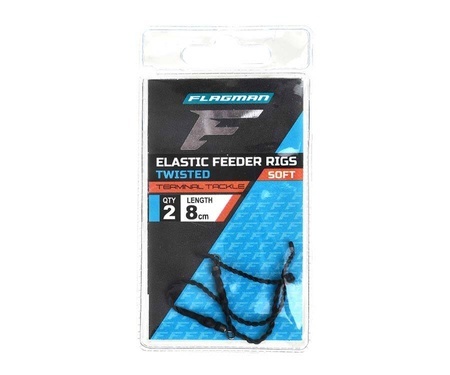 FLAGMAN Elastic Feeder Rigs Soft 8 cm - Skrętka Feederowa 2 szt