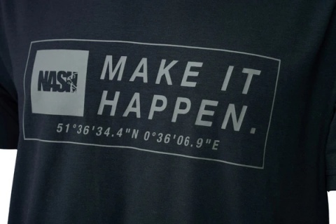 Nash Koszulka MAKE IT HAPPEN COORDINATES T-SHIRT BLACK XXL