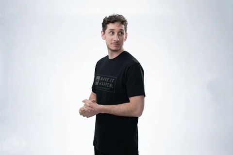 Nash Koszulka MAKE IT HAPPEN COORDINATES T-SHIRT BLACK XXXL