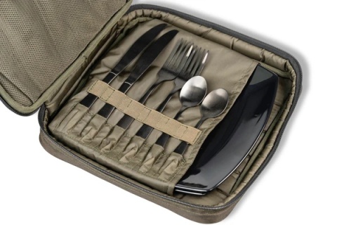 NASH BANK LIFE DINING SET - ZESTAW NACZYŃ I SZTUĆCÓW BIWAKOWYCH
