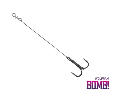 PRZYPONY WOLFRAMOWE DELPHIN TWISTO RIGS #6/8cm - 3 SZT (dozbrojka)