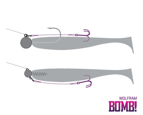 PRZYPONY WOLFRAMOWE DELPHIN TWISTO RIGS #1/12cm - 3 SZT (dozbrojka)