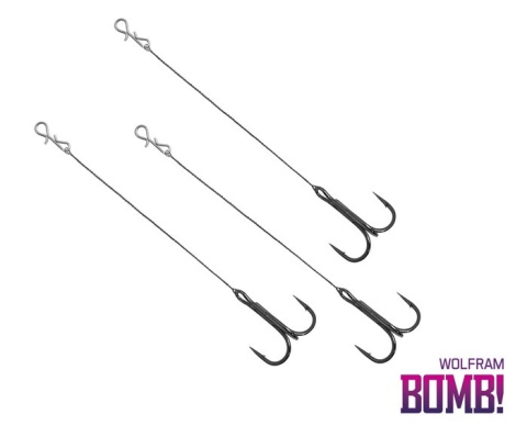 PRZYPONY WOLFRAMOWE DELPHIN TWISTO RIGS #6/6cm - 3 SZT (dozbrojka)