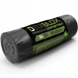 WORKI BIODEGRADOWALNE DO TOALETY DELPHIN TOIBLOX 30 L - 10 SZT.