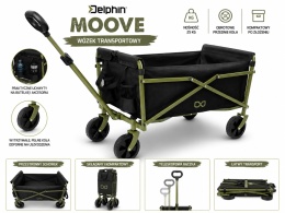 WÓZEK TRANSPORTOWY DELPHIN MOOVE DO SPRZĘTU WĘDKARSKIEGO 25 KG 75x45x50cm