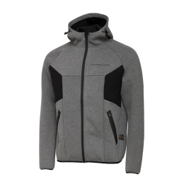 BLUZA Z KAPTUREM SAVAGE GEAR TEC-FOAM ZIP - CIEMNOSZARY MELANŻ ROZMIAR XL