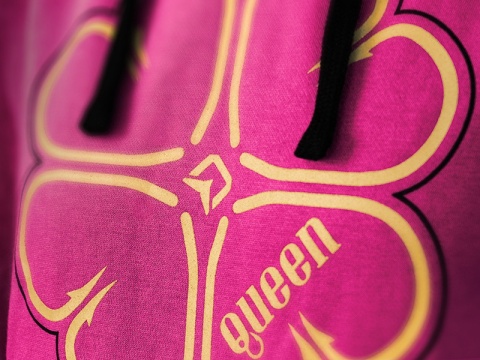 Bluza wędkarska damska z kapturem Delphin QUEEN 4Love rozmiar S