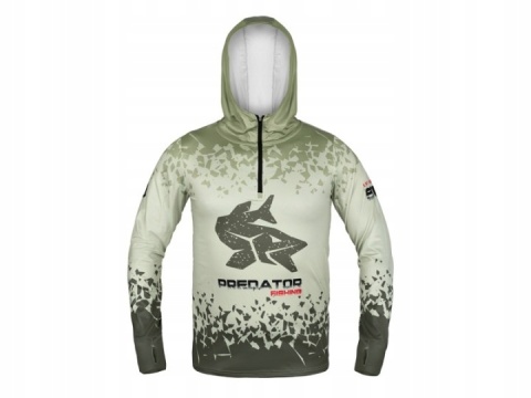 Bluza z kapturem Delphin UV ARMOR 50+ Predator Rozmiar S
