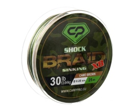 Carp Pro Diamond Shock Braid X8 0,20 mm 35 lb 25 m - plecionka strzałowa