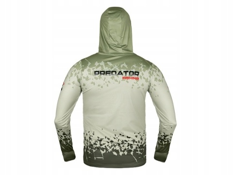 Bluza z kapturem Delphin UV ARMOR 50+ Predator Rozmiar M