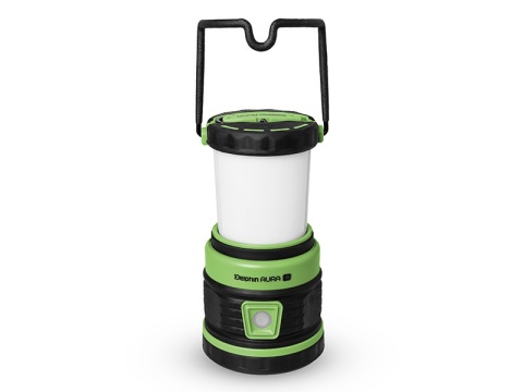 Wielofunkcyjna lampa latarka kempingowa Delphin AURA UC 500 lm z powerbankiem