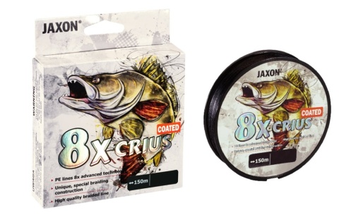 PLECIONKA JAXON CRIUS 8X BLACK COATED 0,12 150M 10kg