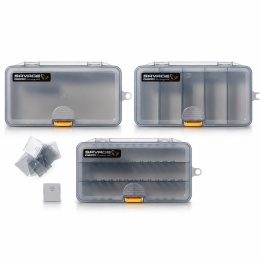 PUDEŁKO NA PRZYNĘTY SAVAGE GEAR LUREBOX 1 SMOKE CK - 13,8 × 7,7 × 3,1 CM