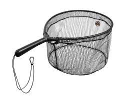 Podbierak spinningowy Delphin SHORX z gumowaną siatką 45 × 35 cm