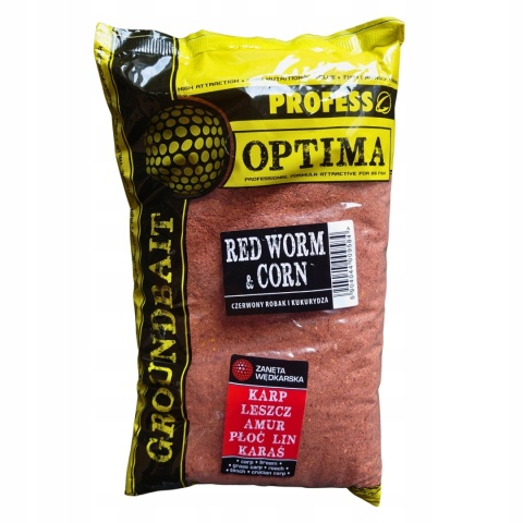 Profess zanęta Optima Czerwony Robak 1 kg