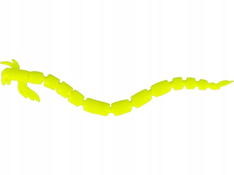 Przynęta gumowa Westin BloodTeez Worm 7,5cm 1g Fluo Yellow 1szt