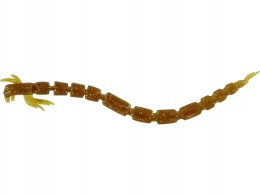 Przynęta gumowa Westin BloodTeez Worm 7,5cm 1g Motoroil Gold 1szt
