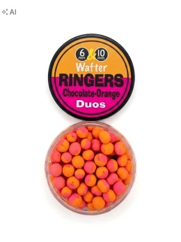 Ringers Duo Orange Pink Wafters 6 i 10 mm 35 g Method Feeder