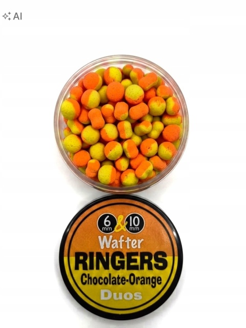 Ringers Chocolate Duo Orange/Yellow Wafters 6 i 10 mm 35 g Method Feeder