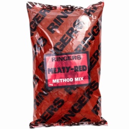 Zanęta Ringers Method Mix Meaty Red 1 kg