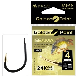 # Haczyk Mikado Golden Point Iseama GB rozmiar 12 - 10 sztuk