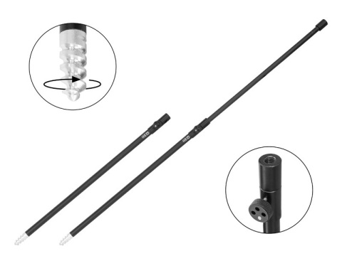 Aluminiowa podpórka wędkarska Delphin TopSTIX regulowana 50-90CM
