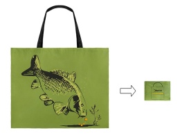 Torba zakupowa Delphin z nadrukiem karpia 50 × 45 cm