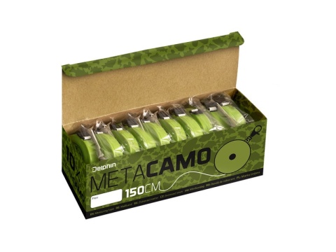 Zwijana miarka wędkarska Delphin MeTa Camo 150 cm