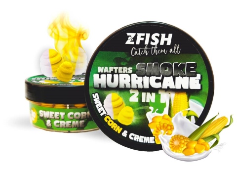 Przynęta smużąca Zfish Smoke Hurricane Wafters 8/10mm - Kukurydza / Krem
