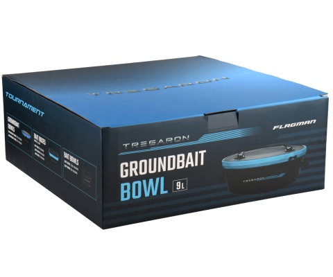 Pojemnik na zanętę Flagman Tregaron Groundbait Bowl 9 l z pokrywą