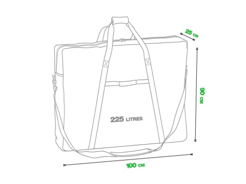 Torba transportowa na łóżko wędkarskie ZFISH 100 × 90 × 25cm
