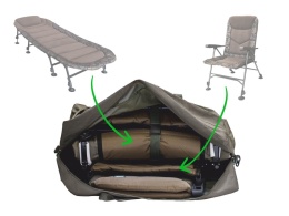 Torba transportowa na łóżko wędkarskie ZFISH 100 × 90 × 25cm