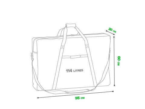 Torba transportowa na fotel wędkarski ZFISH 95 × 60 × 20 cm